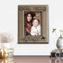 BELLA BUSTA - I'll love you forever, I'll like you for always, as long as I'm living, my Baby you'll be - Engraved Leather Picture Frame- Family N...