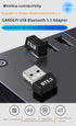USB Bluetooth 5.3 Adapter for PC, Supports Windows 11/10/8.1/7,5.3+EDR Bluetooth Wireless Transmitter Receiver for Desktop, Laptop, Mouse, Keyboar...