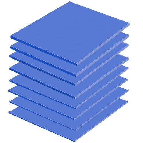 Thermal Pad?8Pack 100x100mm Heat Resistant Silicone Thermal Pads for Laptop Heatsink CPU GPU SSD LED Cooler?0.5mm/1mm/1.5mm/2mm Thickness? 2PCS/Ea...