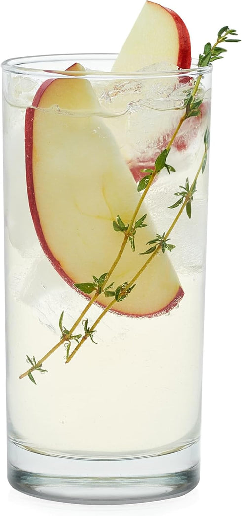 Libbey Heavy Base Drinking Glasses Set of 8, 15.5 Oz Elegant, Weighted Clear Water Glasses, Dishwasher Safe Glass Cups Set for Parties, Birthdays...