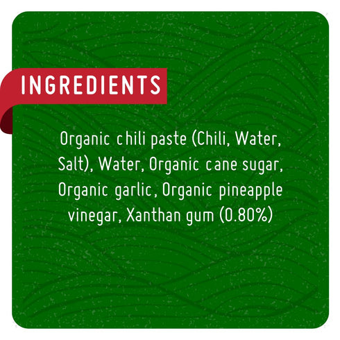 Asian Organics Sriracha Hot Chili Sauce - Organic Sriracha Sauce - USDA Certified 100% Asian Hot Sauce, No MSG, Non-GMO, Gluten Free Organic Hot S...