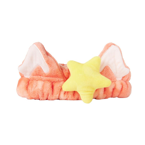 The Crème Shop 3D Teddy Headyband™ - Plush SPA Headband with Stretchy Elastic Band for Comfortable Fit - Ideal for Hair Control during Beauty and ...