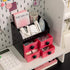 KAFUN 1pcs Desktop Storage Organization for Office Supplies,Desk Organizer with 4 Drawers,Makeup Organizer Countertop,Bathroom Makeup Organizer, C...
