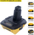 Lasica 2Pack DCA1820 18V to 20V Adapter Compatible with DEWALT 18V XRP Tools - Compatible with Dewalt 20V Max Battery DCB201 DCB203 DCB204 DCB206 ...