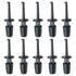 10Pcs Black Mini Grabber Test Probe Single Hook Clip for Multimeter Wire Lead...