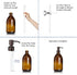 4PC Soap Dispenser Lids - 304 Stainless Steel Replacement Pump with Waterproof Label Stickers 8 Pack Tubes Fit 28/400 Thread Neck Bottles?for Dish...