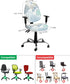 Blue Coral Office Chair Covers 2 Piece Coastal Chair Covers, Washable Stretch Computer Chair Cover Universal Rotating Desk Chair Covers Protector ...