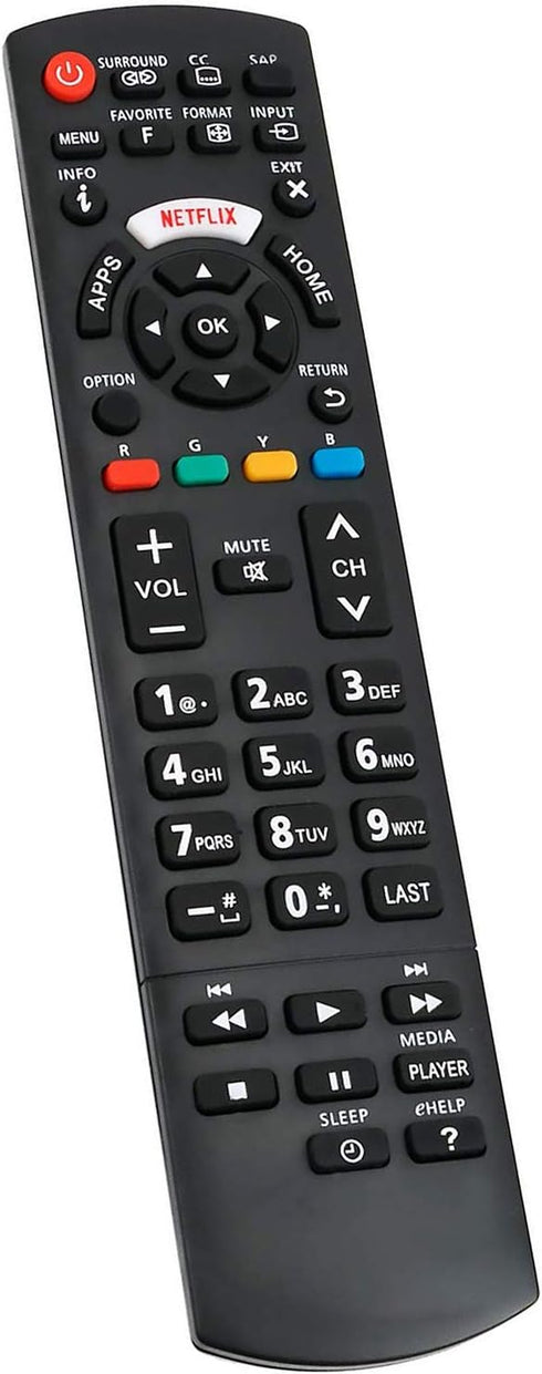 N2QAYB001013 Remote fit for Panasonic Viera TV TC-40DX650C TC-49DX650C TC-55CX800U TC-50CX600U TC-55CX850U TC-65CX850U TC-60CX800U TC-60AS540C TC-...