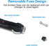 12V 2A Car Charger, Universal DC 5.5x2.1mm Charger Adapter with 8 Connector Tips for DVD Player, GPS, Bluetooth Speakers, Piano Keyboard, External...