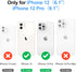 for iPhone 12/12 Pro Wallet Case with Card Holder?Compatible with Magsafe? Women Men PU Leather Flip Folio Protective Cover Credit Slots with Kick...
