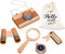 Wooden Outdoor Adventure Toys,Kids Explorer Kit With Wooden Telescope,Camera,Wooden Knife,Compass,Magnifying Glass 5-Piece Outdoor Toy Set,Camping...