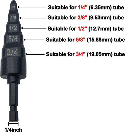 Azxhiralate HVAC Repair Tool, 5 in 1 Swage Tube Expander, Air Conditioner Copper Pipe Tube Expander Soft Copper Tubing Swaging Tool Repairing Set ...