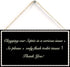 Only Flush Tissue Hanging Bathroom Plaque Septic Tank Toilet Wall Door Decor Thank You Sign 12 inch by 6 inch...