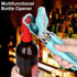 Safe Cut Can Opener Manual handheld, No-Trouble-Lid-Lift Can Opener with Magnet, Built in Bottle Opener, Stainless Steel Sharp Blade, Heavy Duty a...