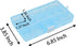 4 Pcs 15 Grids 6.85 Inch x 3.85 Inch Adjustable Small Removable Clear Plastic Jewelry Organizer Divider Storage Box Jewelry Earring Tool Container...
