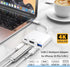 USB C to Hdmi Adapter for iPhone 15, USB 3.0 Hub 10Gbps Digital AV Adapter Thunderbolt 3 4 to HDMI 4k Converter, 100W PD Fast Charging, Compatible...
