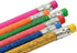 Sparkle Glitter Fun #2 Lead 7.5" Pencils (36 Pack) 6 Glitter Colors: Yellow, Red, Pink, Green, Blue and Orange! (36)...
