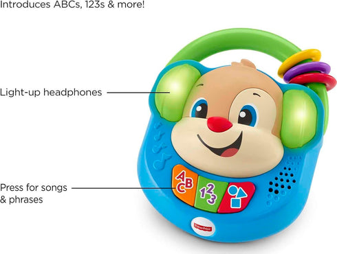Fisher-Price Baby & Toddler Toy Laugh & Learn Sing & Learn Music Player Pretend Radio with Lights & Songs for Infants Ages 6+ Months...