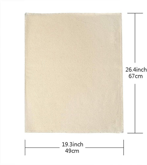 Pllieay Tufting Cloth Punch Needle Fabric, Embroidery Fabric, Monks Cloth for Punch Needle Embroidery Rug-Punch & Pinch Needle, 26.4 x 19.3 Inch...