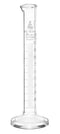 EISCO Graduated Cylinder, 10ml - Class A Tolerance ±0.10ml - Round Base - White Graduations - Borosilicate 3.3 Glass...