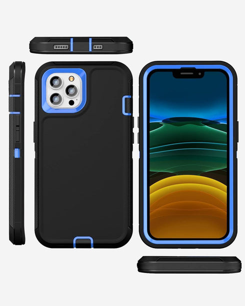 FEIYAR HOME Design for iPhone 11 Pro Max Case with 2 x Tempered Glass Screen Protector, Military Grade Full Body Drop Protective Shockproof Heavy ...