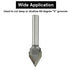 60 Degree Carbide Tip V-Groove Engraving Bit Router Bit, 1/2 Inch Cutter Diameter with 1/4 Inch Shank Cemented Carbide Woodworking Cutting Tools...