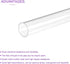1Pcs Hollow Acrylic Clay Roller Acrylic Round Tube Roller Rolling Clay Bar Clear Clay Art Craft DIY Polymer Clay Tool, transparent...