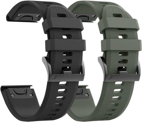 NotoCity Compatible with Forerunner 935 Watch Band sport silicone watch strap Replacement for Fenix 5/Fenix 5 Plus/Fenix 6/Fenix/Forerunner 935/Fo...