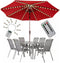 Umbrella Lights Patio Outdoor Strings Lights with 104 LEDs 8 Lighting Modes Remote Control, Battery Operated Waterproof Umbrella Lights 2024 Upgra...