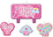 Party Time Princess Molded Mini Character Birthday Candle Set, Pack of 4, Pink , 2.3" x 3.25" Wax...