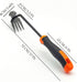 Hand Weed Puller Dual-Action 4-Claw Weeder with Ergonomic Grip Garden Tool Ideal for Garden Enthusiasts (1pc Black Rubber Handle)...