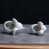 Ogrmar 2PCS Elephant Plant Window Boxes Cute Elephant Flower Pot/Modern White Ceramic Succulent Planter Pots/Tiny Flower Plant Containers Animal D...