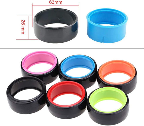 4Pcs/Set 1/10 Drift Car Tires Hard Tyre for 1/10 Traxxas Tamiya HPI Kyosho On-Road Drifting Car (Purple)...