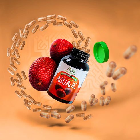 Amazon Andes Aguaje Capsules - Female Health Supporter and Hormone Balancer - Wild Harvested in Peru and sustainably sourced - Non GMO, Fairly tra...