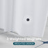 Titanker White Shower Curtain Liner 72 x 84 Extra Long Shower Liner Plastic Washable Shower Curtain Liner PEVA Shower Curtains for Bathroom with M...
