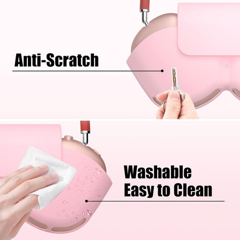 iMangoo Smart Case for Apple Headphones Airpods Max Cover, Soft TPU Protective Anti-Scratch Portable Travel Carrying Bag Support Sleep Mode Replac...