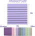 500 Sheets Neutral Color Lined Translucent Sticky Notes 10 Colors Clear Memo Pads with Lines Colorful Post Reminder Notes for Annotating Books Off...