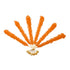 Extra Large Rock Candy Sticks: 6 Orange Rock Candy Sticks - Individually Wrapped - Espeez Rock Candy Sticks for Candy Buffet, Birthdays, Weddings,...