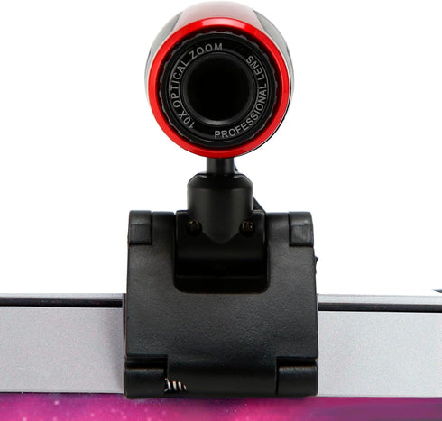 USB Camera, 360° USB Camera, USB2.0 16MP HD Webcam with MIC and Optical Lens, for Laptops and Desktop Computers, for Skype/MSN...