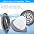2033 Vacuum Filters for Bissell 2033, 20331, 20333, 20334, 20336, 20339, 2033M Featherweight Stick Lightweight Bagless Vacuum Cleaner, Part # 1611...
