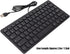Yoidesu Wired Keyboard, TT-A01 78 Keys USB Keyboard Mute Ultra Thin Mini Russian/French/German Keyboard for PC Laptop Desktop Computer (French)...