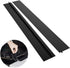 MingTa Silicone Kitchen Range Gap Cover Filler Easy Clean Heat Resistant Wide & Long Gap Filler, Seals Spills Between Counter, Stove Top, Oven, Washer & Dryer (25 Inches, Black)