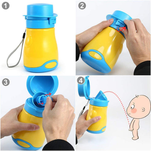 Upgrade Baby Boy Portable Potty Emergency Urinal Toilet for Car Travel and Camping, Child Kid Toddler Pee Training Cup...