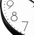 Foxtop Black Wall Clock 12 Inch Silent Non Ticking Quartz Battery Operated Round Clock Easy to Read for Office Classroom School Home Living Room B...