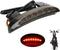 ANKIA 5 Wires Motorcycle Chopped Rear Fender Edge LED Brake License Plate Tail Light Stop Running Light Turn Signal Lamp for Harley Sportster XL88...