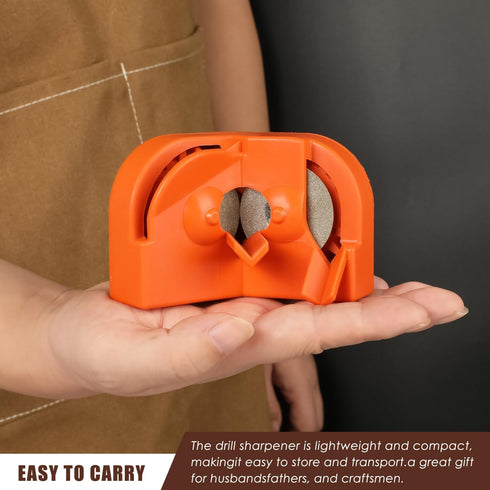 Drill Bit Sharpener - Professional Drill Bits Sharpener for All Bits, Electric Drill Bit Sharpener, Efficient Drill Bit Grinding Sharpener, Cement...