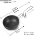 Scratch Resistant Coating - Mini Tadka Pan for Eggs, Spices, Melting Butter - and more Tadka Pan,Large Tadka Pan for saag, dal, kadhi, dhokla (4 I...