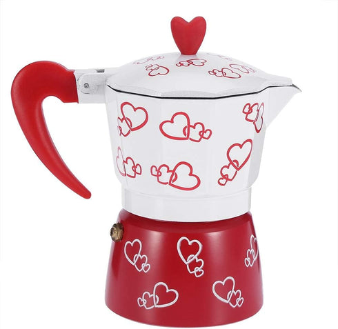 Fdit Coffee Maker, Aluminum Alloy Mocha Coffee Pot Stove Coffee Maker Percolator Cafetiere Tools For Home Office(S)...