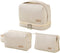 Cute Cosmetic Bag Makeup Bag Set of 3 Travel Toiletry Bag Women Cosmetic Bag Organizer Waterproof Leather Cosmetic Bag Set With Handle Zipper Cosm...