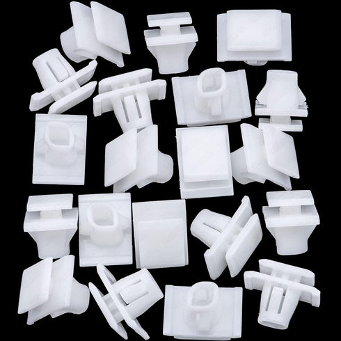 Rexka 20pcs Lower Outer Door Weatherstrip Clip for Honda 75315-S9A-004...
